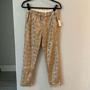 Free People Sequin Joggers NWT